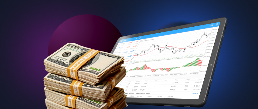 Image informative illustrant des stratégies pour gagner de l'argent dans le trading forex, en mettant l'accent sur l'analyse du take-profit dans MT4.